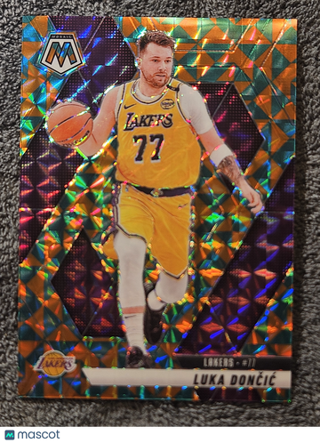 2024 Mosaic Luka Dončić #100 Tessellation Prizm /15