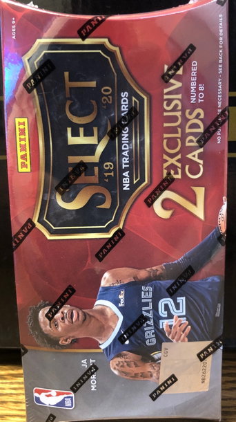 19-20 Select Basketball T-Mall ‘Lucky Envelope’ extremely limited #’d 8 chase fo Zion (ship from hk)