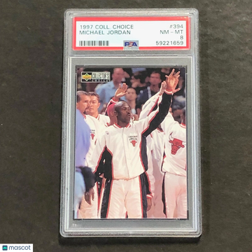 1997 Collector's Choice Michael Jordan #394 PSA 8