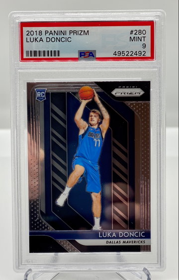 Luka Doncic Prizm Base PSA 9 49522492