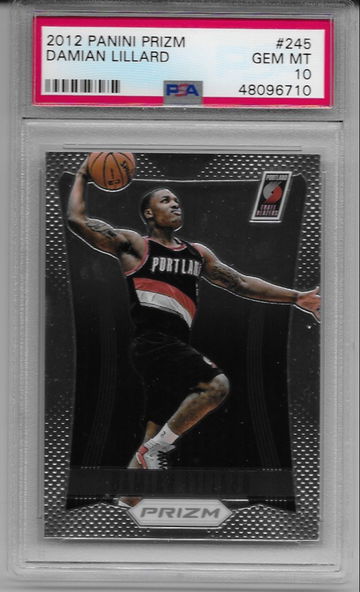Damian Lillard 2012 Panini Prizm PSA 10