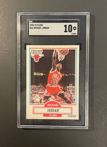 1990-91 Fleer Michael Jordan #26 SGC 10 GEM MINT 