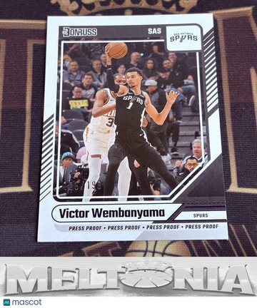 2024-25 Donruss Victor Wembanyama #6 Press Proof Purple SN