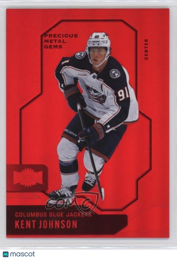 2024-25 Skybox Metal Universe - [Base] - Precious Metal Gems Red Kent Johnson #82 Precious Metal Gems Red 060/100