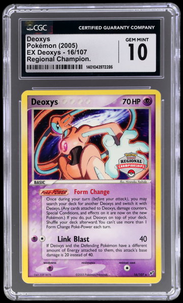 2005 Pokemon EX Deoxys Deoxys CGC 10