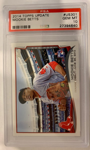 2014 Update Mookie Betts PSA 9 US26