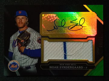 Noah Syndergaard 2016 Topps Triple Threads Unity Certified Autograph Jumbo Relics #UAJR-NS 11/50