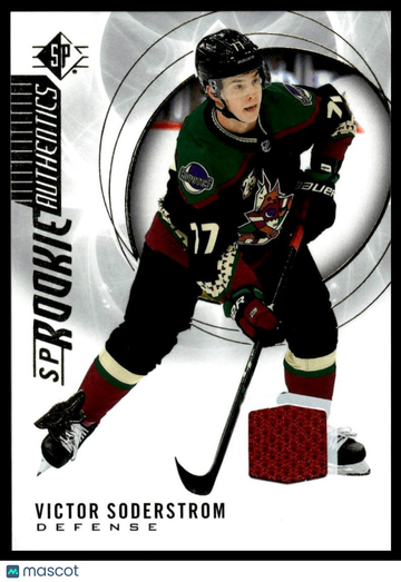 2020-21 SP Victor Soderstrom #109 Jersey RC MEM