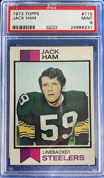 1973 Topps #115 Jack Ham PSA 9 RC