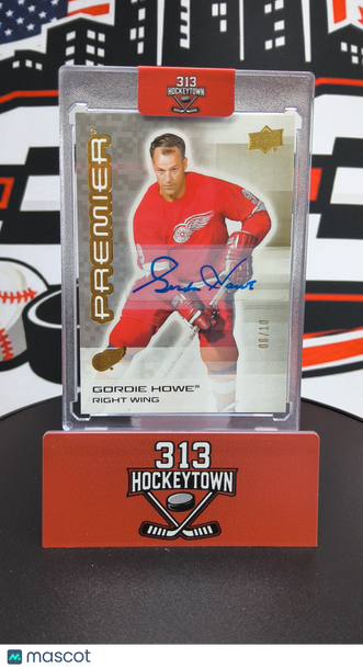 2024-25 Upper Deck Premier Gordie Howe #95 Gold Auto /10