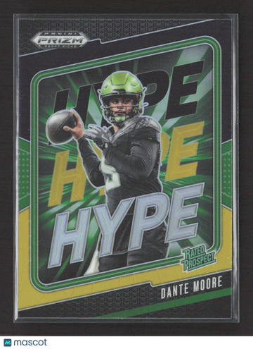 2025 Panini Prizm Draft Picks Hype Dante Moore #22 Green /5