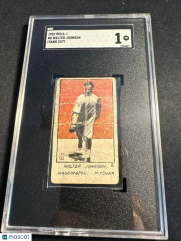 1920 Walter Johnson #8 SGC 1