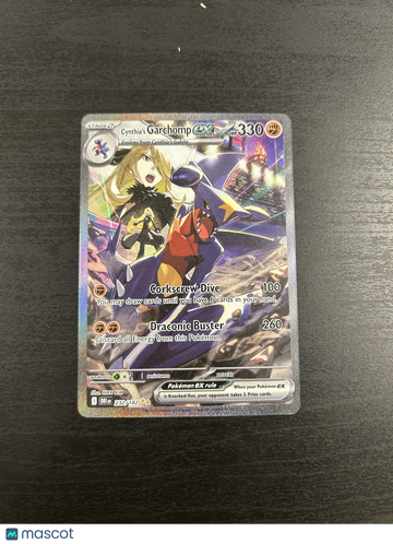 2025 Destined Rivals Cynthia's Garchomp EX Holo Secret Rare SAR #232/182