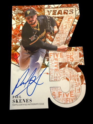 2026 Topps | Paul Skenes | 75 Years | Die Cut Auto | 11/25