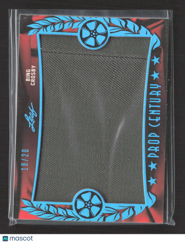 2017 Leaf Prop Century Bing Crosby Wardrobe Relic /25 #PC-06