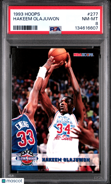 1993 Hoops Hakeem Olajuwon #277 PSA 8