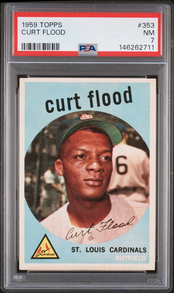 1959 Topps Curt Flood #353 PSA 7