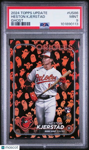 2024 Topps Update Heston Kjerstad #US86 Ghost PSA 9