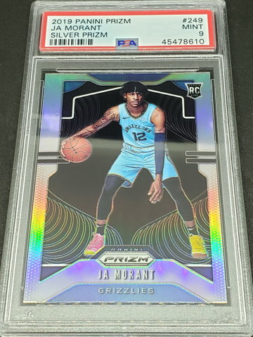 2019-20 Prizm Ja Morant Silver Prizm PSA 9