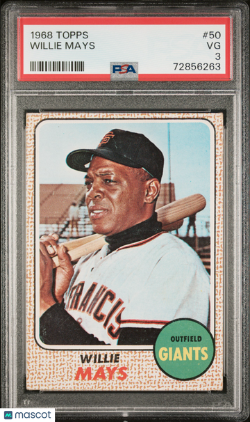 1968 Topps Willie Mays #50 PSA 3