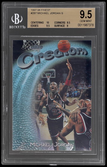 1997 Finest Michael Jordan Creators BGS 9.5