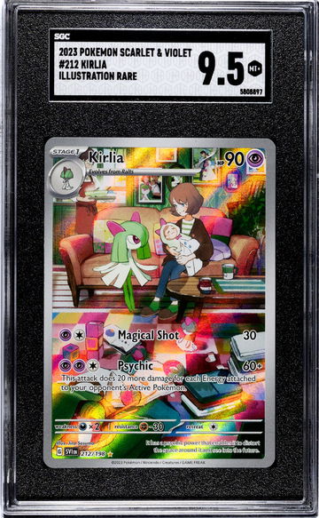 2023 Pokémon Scarlet & Violet Kirlia Illustration Rare #212/198 Holo SGC 9.5