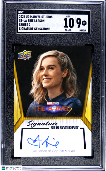 2024 Upper Deck Marvel Studios Series 2 Brie Larson #SS-LA SGC 9