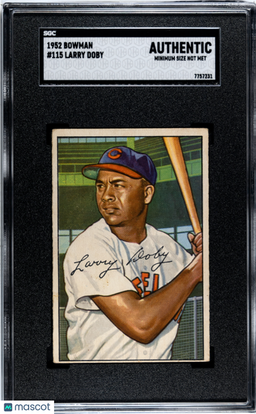 1952 Bowman Larry Doby #115 SGC A
