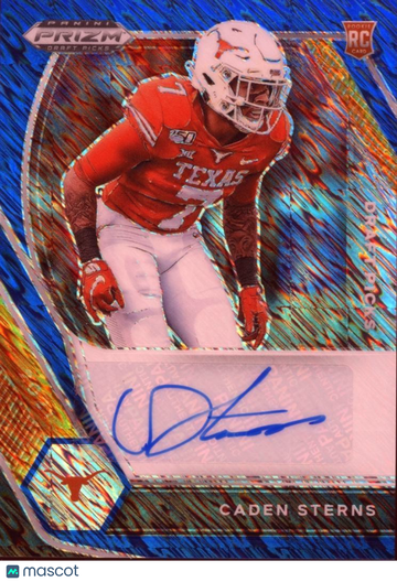 2021 Caden Sterns Blue Shimmer Panini Authentic
