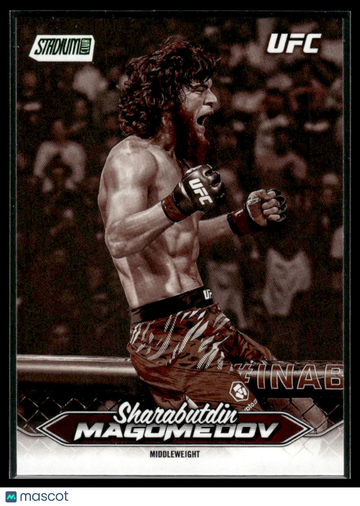 2025 Topps Stadium Club UFC Sharabutdin Magomedov #191 Sepia