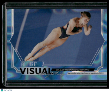 2025 Upper Deck Allure SE Visual Storytelling Hailey Hernandez #VS-23 Molten Blue /99