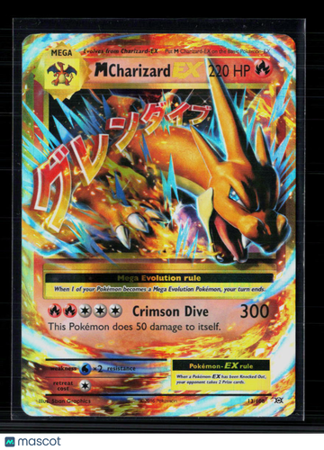 Pokemon 2016 Evolutions M Charizard EX #13/108