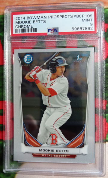 2014 BOWMAN  CHROME PROSPECTS # BCP10 MOOKIE BETTS9