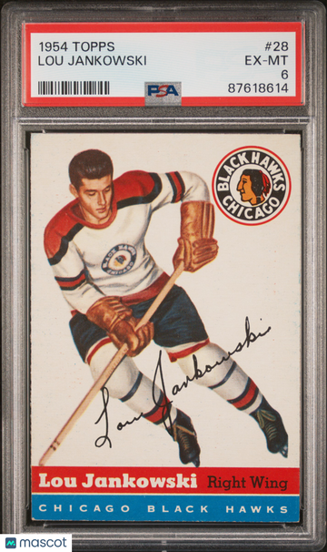 1954 Topps Lou Jankowski #28 PSA 6