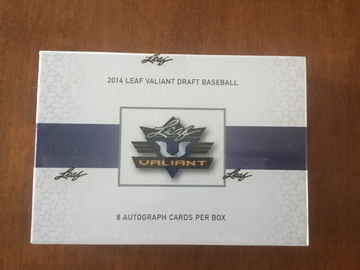 2014 Leaf Valiant Draft Baseball hobby box