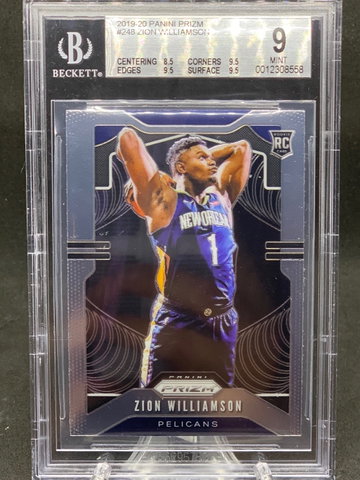 Zion Williams Prizm Rookie (3x 9.5)
