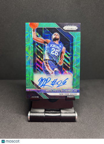 2018 PRIZM MITCHELL ROBINSON ROOKIE AUTO GREEN SCOPE /8 RC