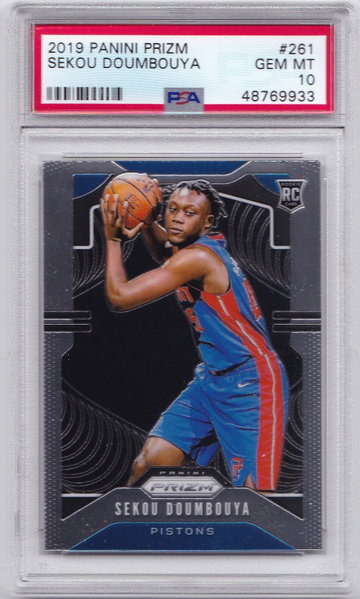 Sekou Doumbouya 2019 Prizm PSA 10 