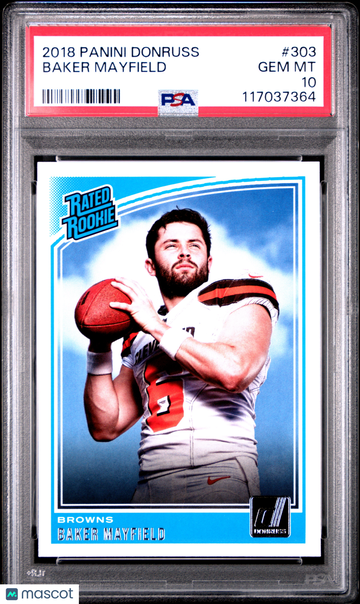 2018 Panini Donruss Baker Mayfield #303 PSA 10