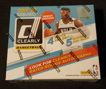 2019-2020 PANINI CLEARLY DONRUSS BASKETBALL HOBBY BOX