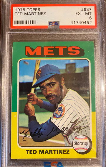 1975 Topps Ted Martinez #637 High Number