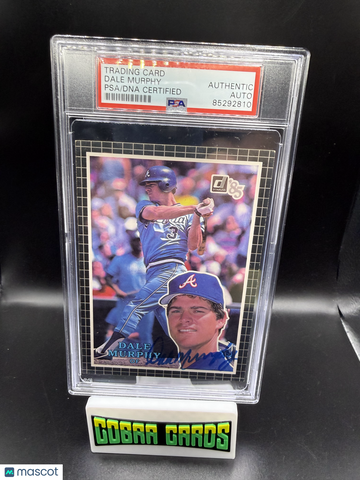 1985 Donruss Dale Murphy #25 PSA A Auto A