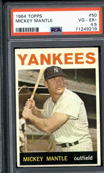 1964 Topps #50 Mickey Mantle