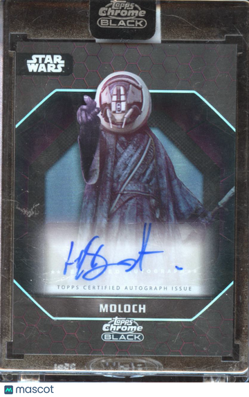 2022 Topps Chrome Black Star Wars Harley Durst Topps Certified Autograph Issue #ADS-HD