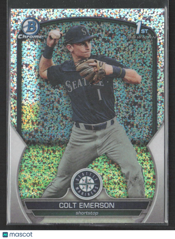 2023 Bowman Chrome Draft Colt Emerson #BDC-42 Speckle Refractor