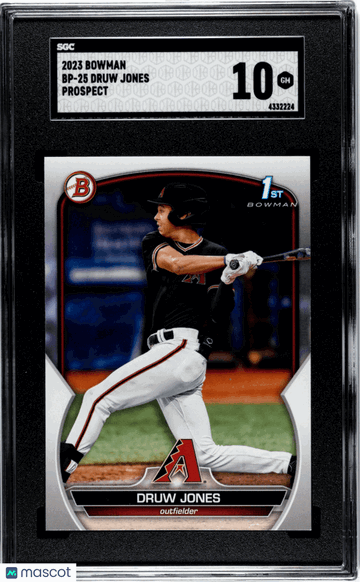 2023 Bowman Druw Jones #BP-25 Prospect SGC 10