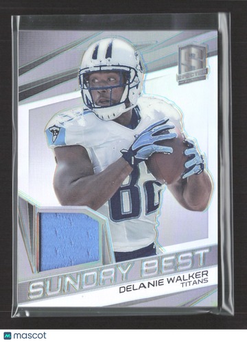 2015 Panini Spectra Prizm Sunday Best Delanie Walker #SB-DW 027/199 Game-worn material
