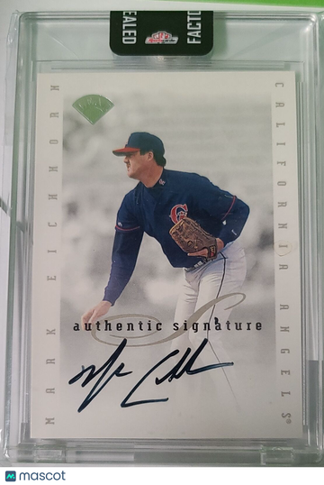 1996 Leaf Signature Series Mark Eichhorn #NNO Extended Series Autographs AU