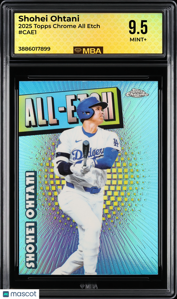 2025 Topps Chrome All Etch Shohei Ohtani #CAE1 MBA 9.5