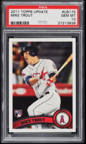 2011 Topps Update Mike Trout US175 PSA 10 - FLAWLESS!